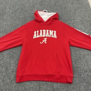 Alabama Crimson Tide Colosseum Hoodie Youth XL Red Fleece Sleeve Graphic Sporty